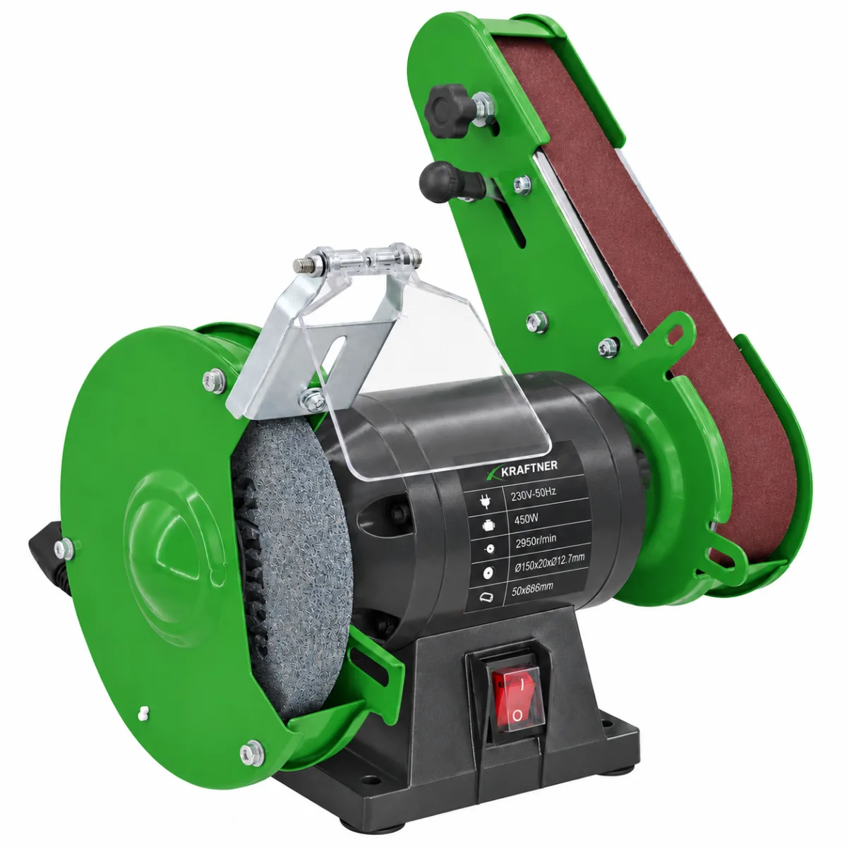 Polizor de banc cu banda 450W, poza 2